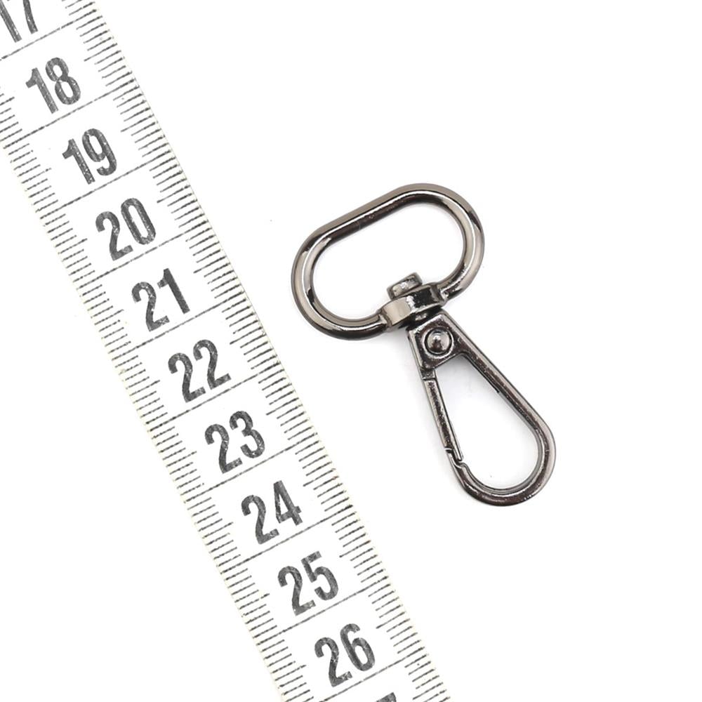 Anahtarlık Döner İstakoz Klips Siyah Nikel