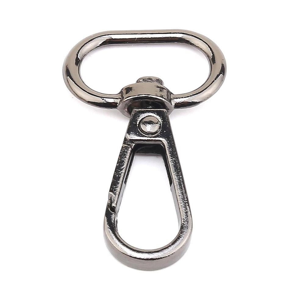 Anahtarlık Döner İstakoz Klips Siyah Nikel