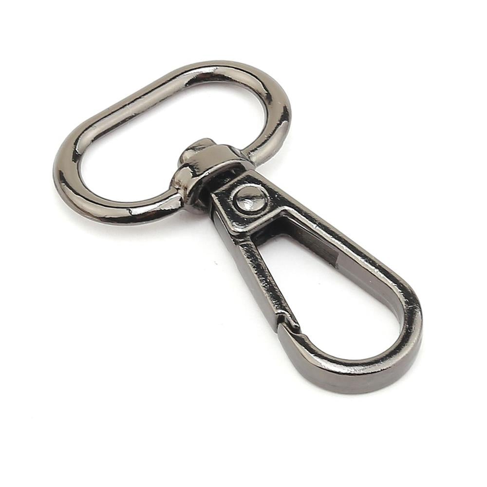 Anahtarlık Döner İstakoz Klips Siyah Nikel