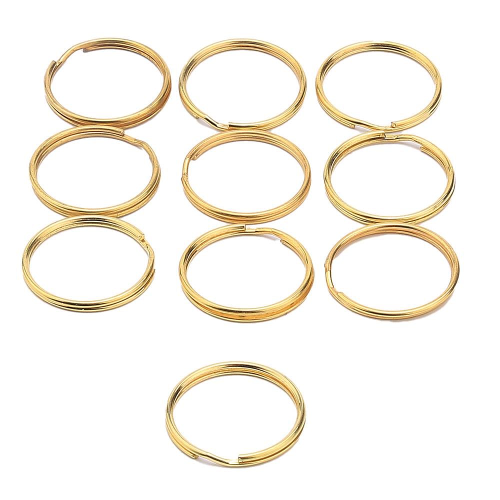 Anahtarlık Halkası Altın Sarı 10 Adet
