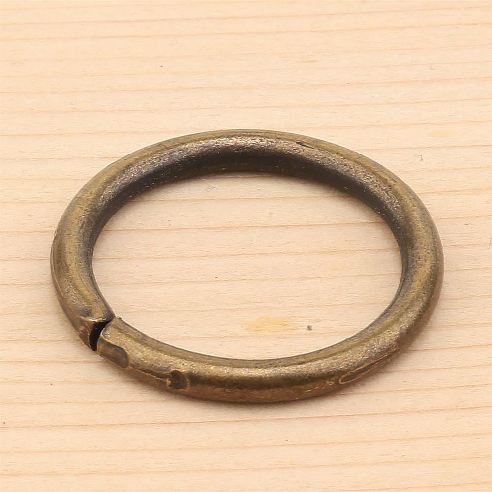 Antik Sarı Metal Halka 3 cm