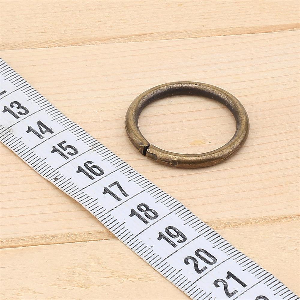 Antik Sarı Metal Halka 3 cm