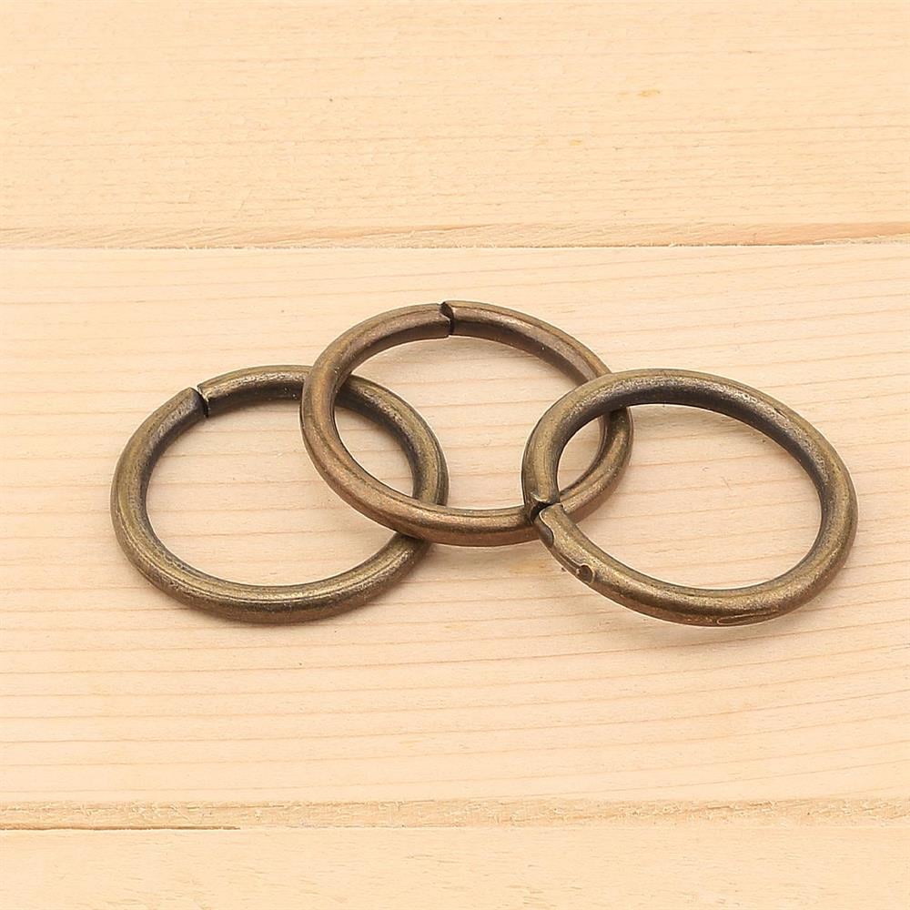 Antik Sarı Metal Halka 3 cm