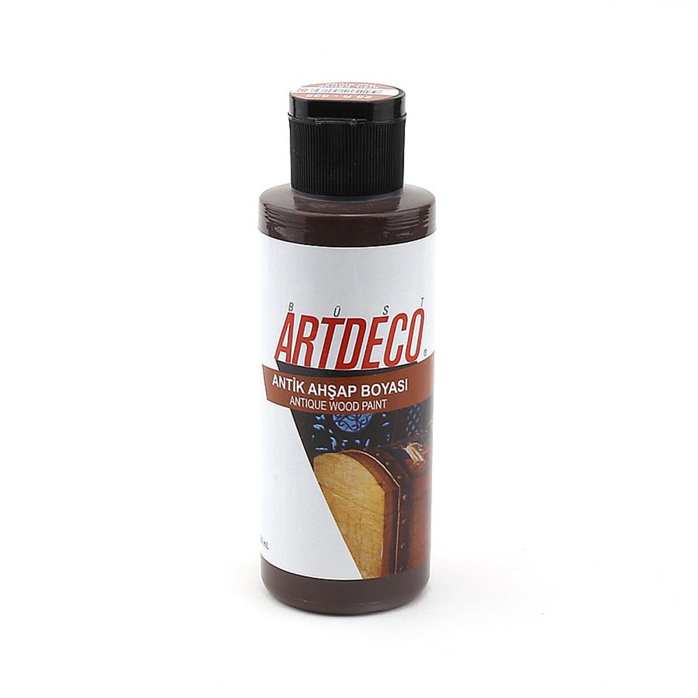 Artdeco Antik Ahşap Boyası Kızıl Kahve