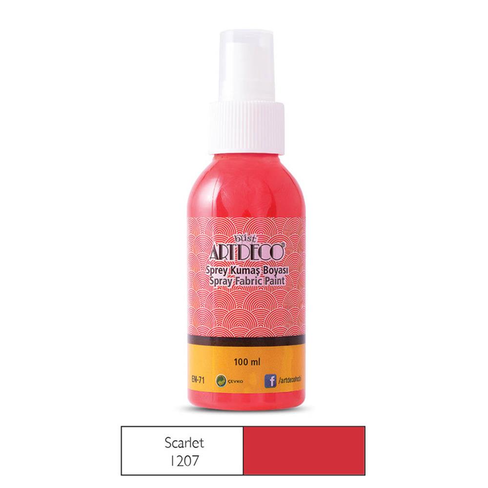 Artdeco Scarlet 1207 Sprey Kumaş Boyası
