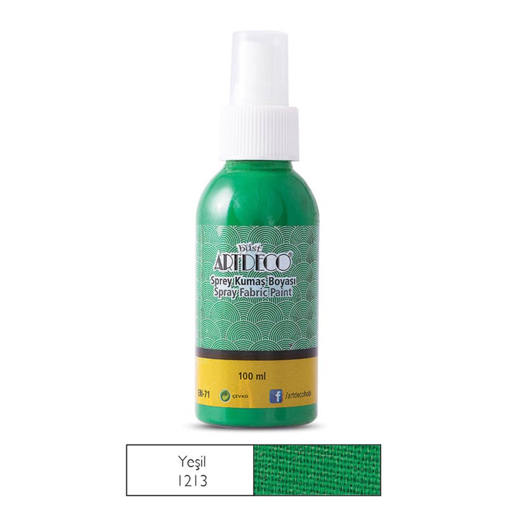 Artdeco Yeşil 1213 Sprey Kumaş Boyası