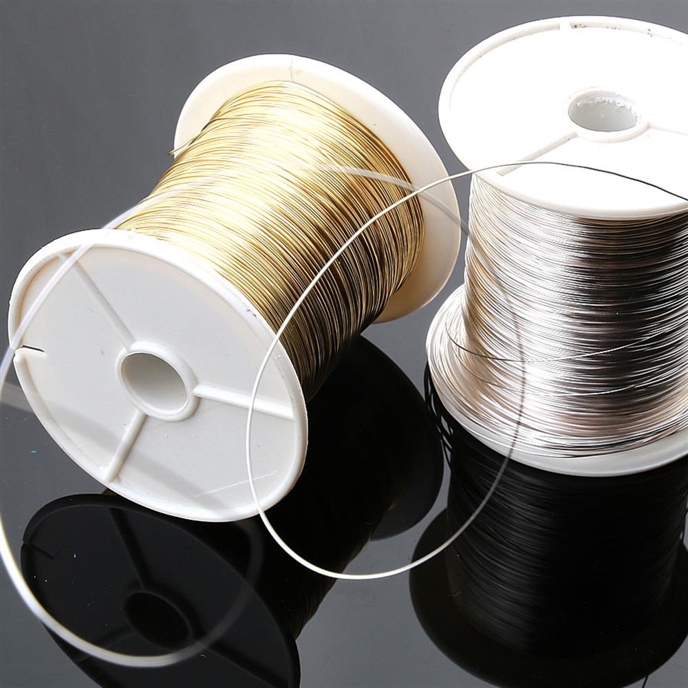 Bakır Tel - Taç, Çiçek, Küpe, Yüzük ve Takı Teli (500 metre)