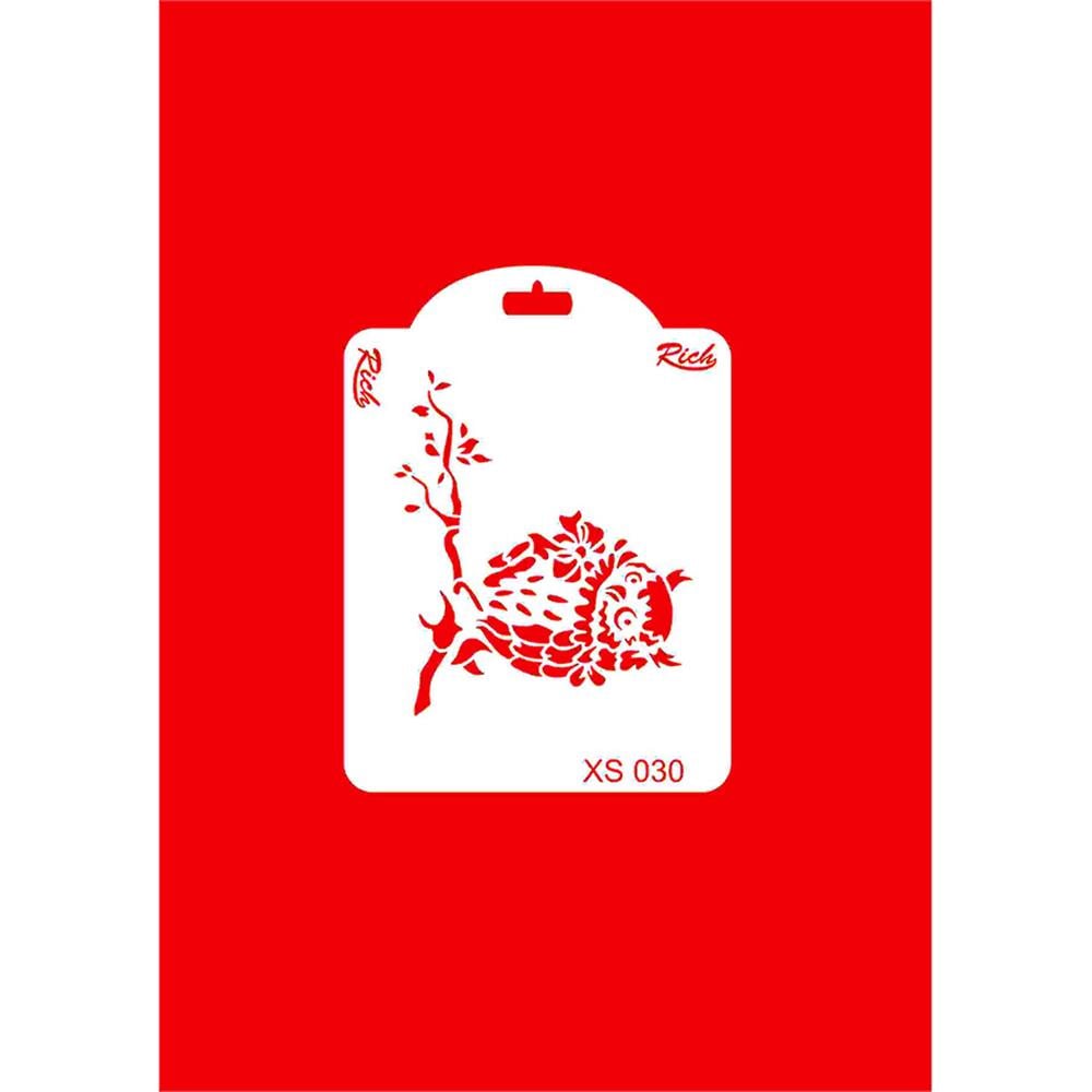 Baykuş Stencil Küçük - Rich XS-030