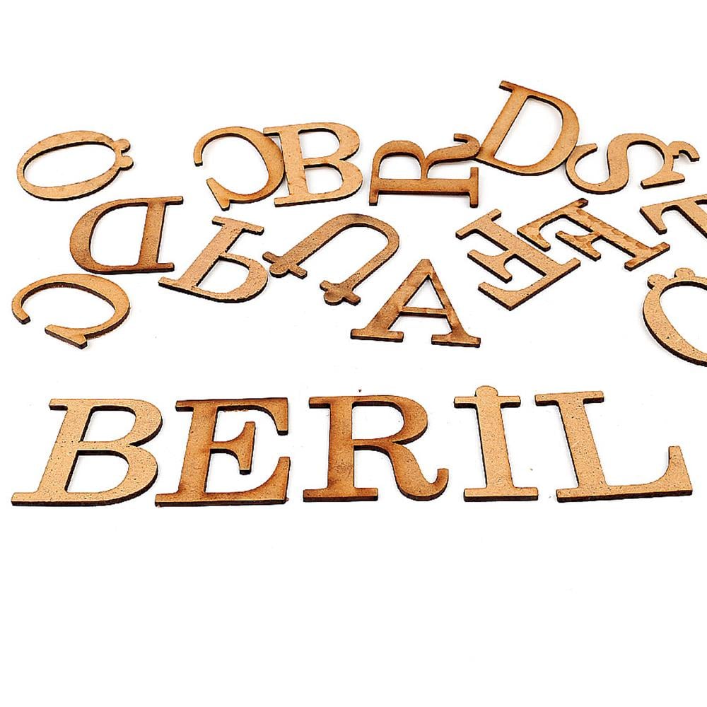 Boyanabilir Ahşap Harf