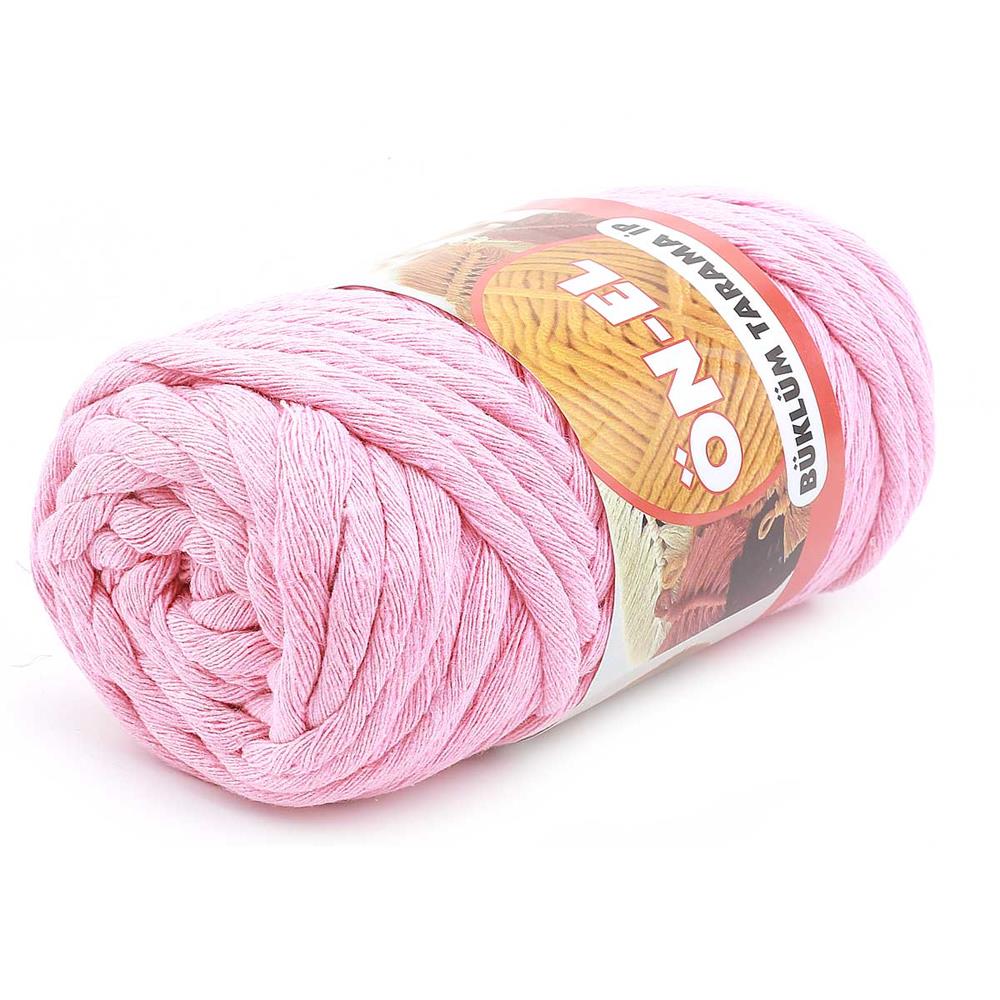 Büklüm Tarama Makrome ipi Pembe