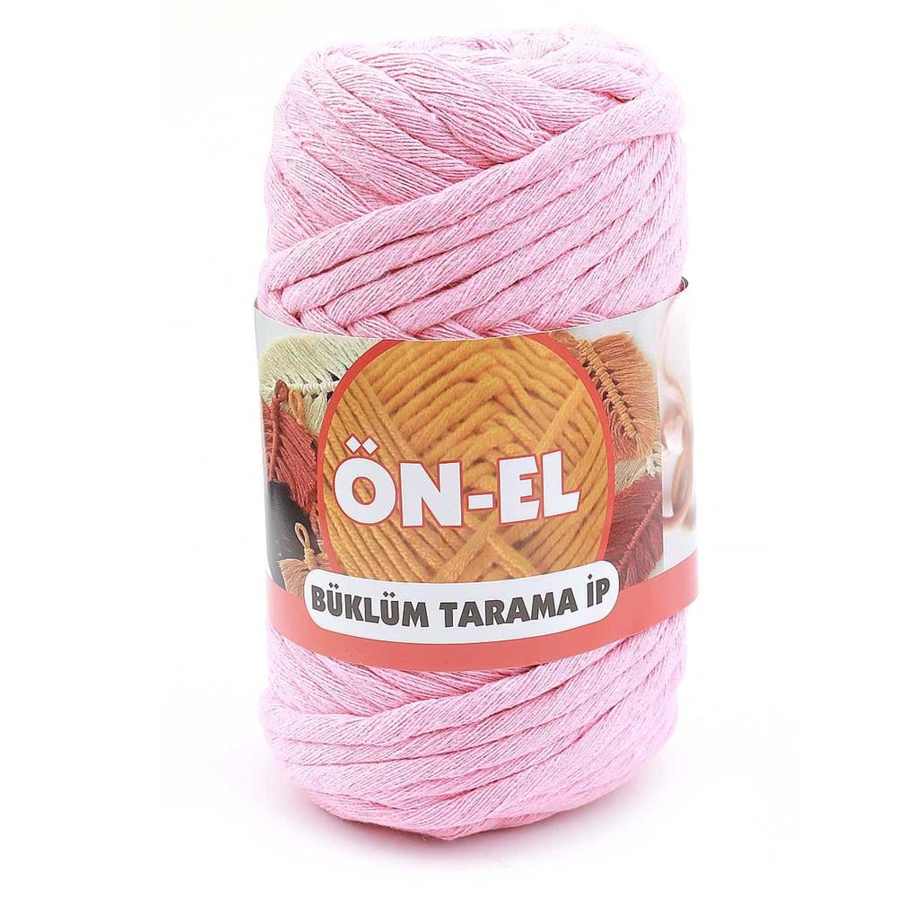 Büklüm Tarama Makrome ipi Pembe