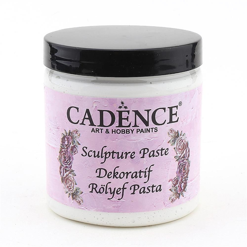 Cadence Dekoratif Rölyef Pasta (Sculpture Paste) Beyaz