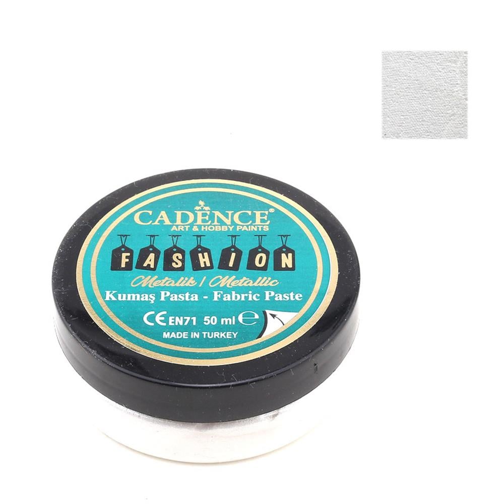 Cadence Fashion Metalik Kumaş Pasta İnci Renk FMP-01