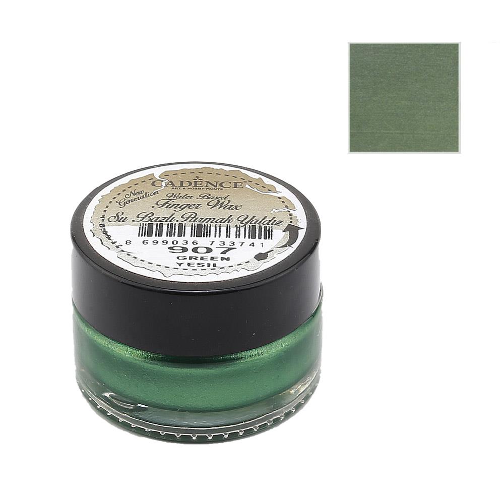 Cadence Finger Wax Su Bazlı Parmak Yaldız - Yeşil 907