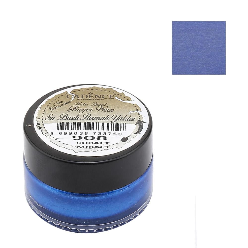 Cadence Finger Wax Su Bazlı Parmak Yaldız - Cobalt 908