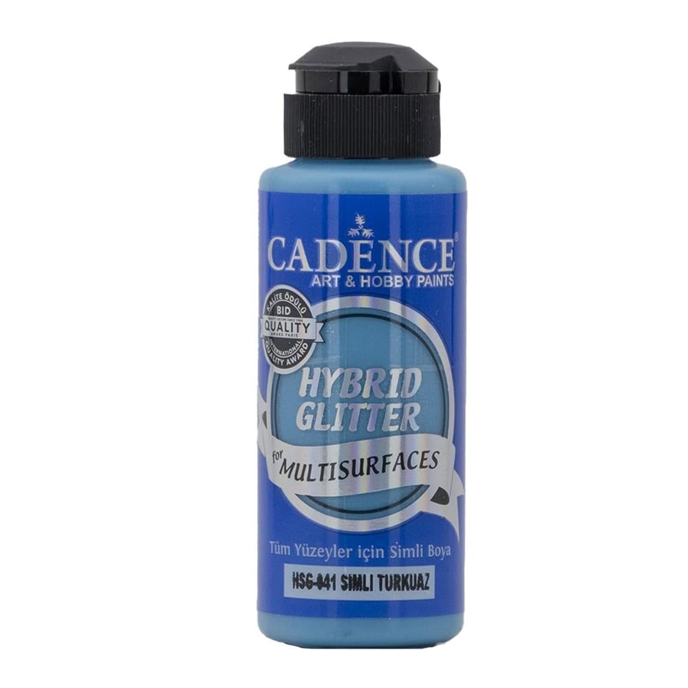 Cadence Hybrid Glitter Simli Boya 120 ml HSG 041 Turkuaz