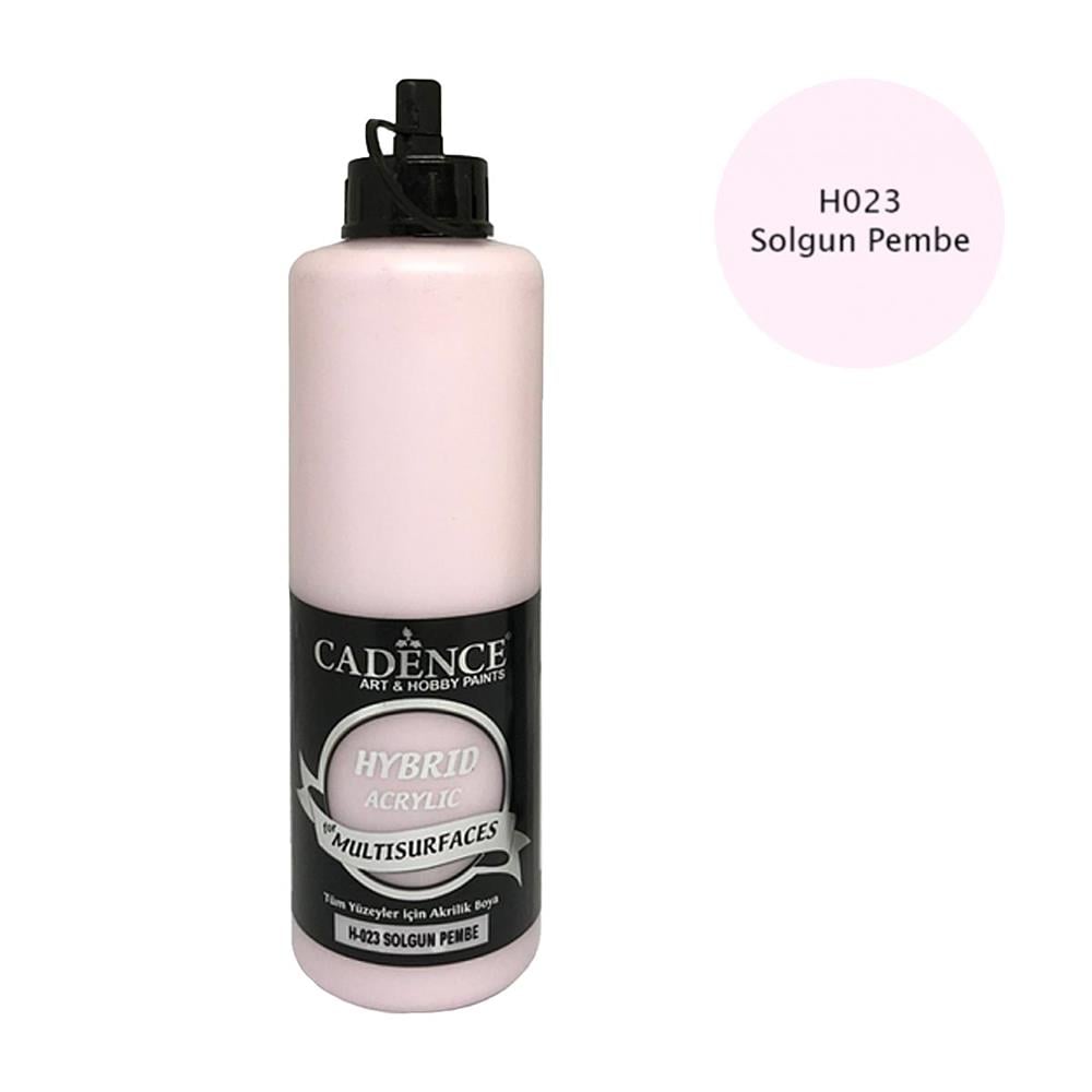 Cadence Multisurface Hibrit Akrilik Boya 500 ml - Solgun Pembe H023