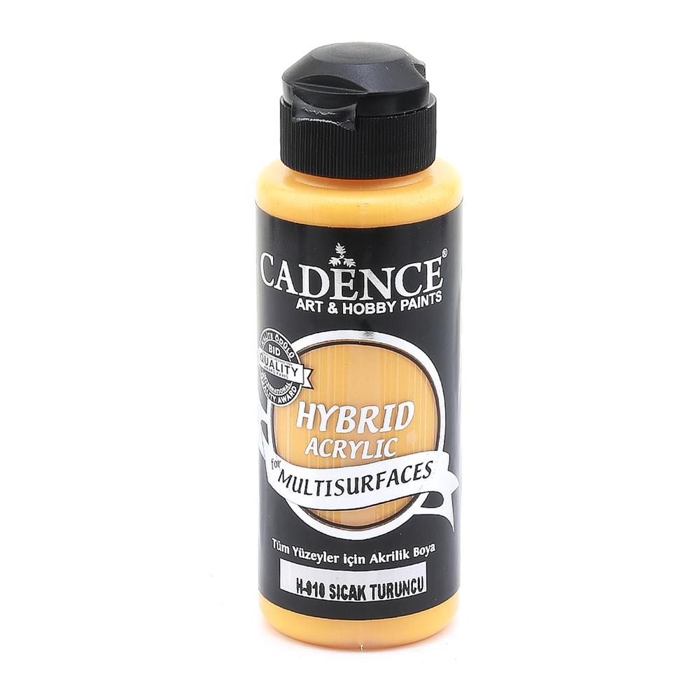 Cadence Multisurface Hibrit Akrilik Boya 120 ml Sıcak Turuncu H010
