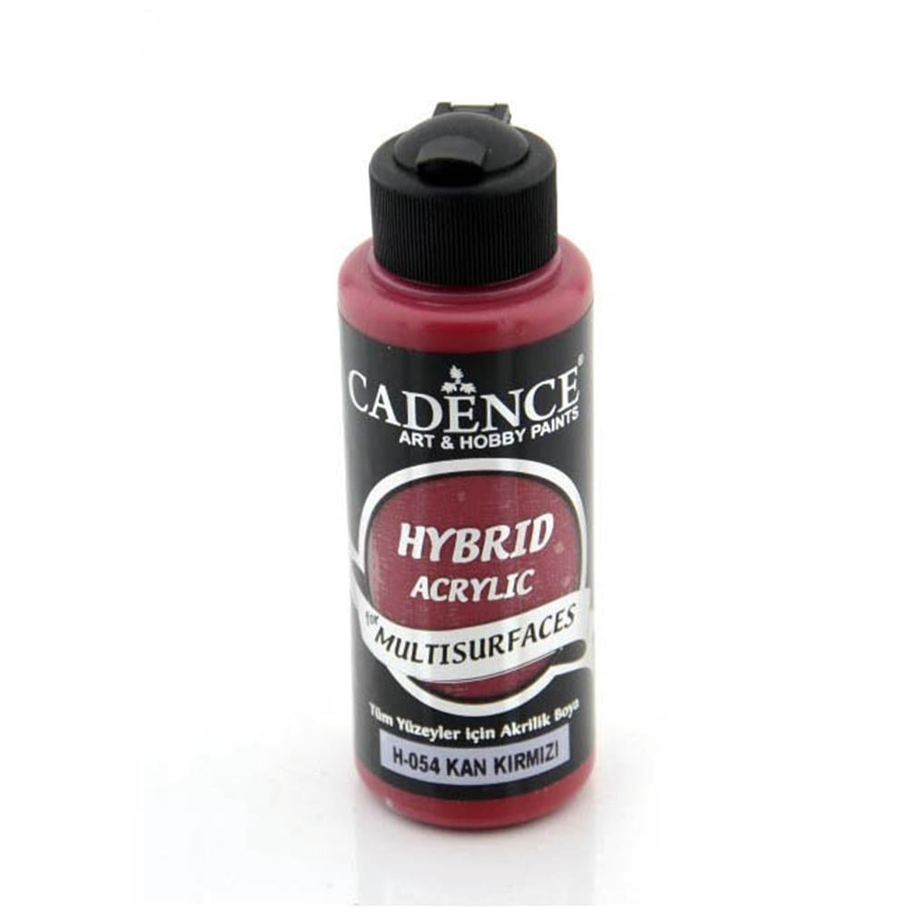 Cadence Multisurface Hibrit Akrilik Boya 120 ml - Kan Kırmızı H054