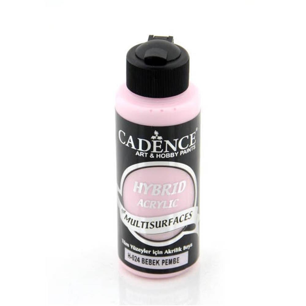 Cadence Multisurface Hibrit Akrilik Boya 120 ml - Bebek Pembe H024