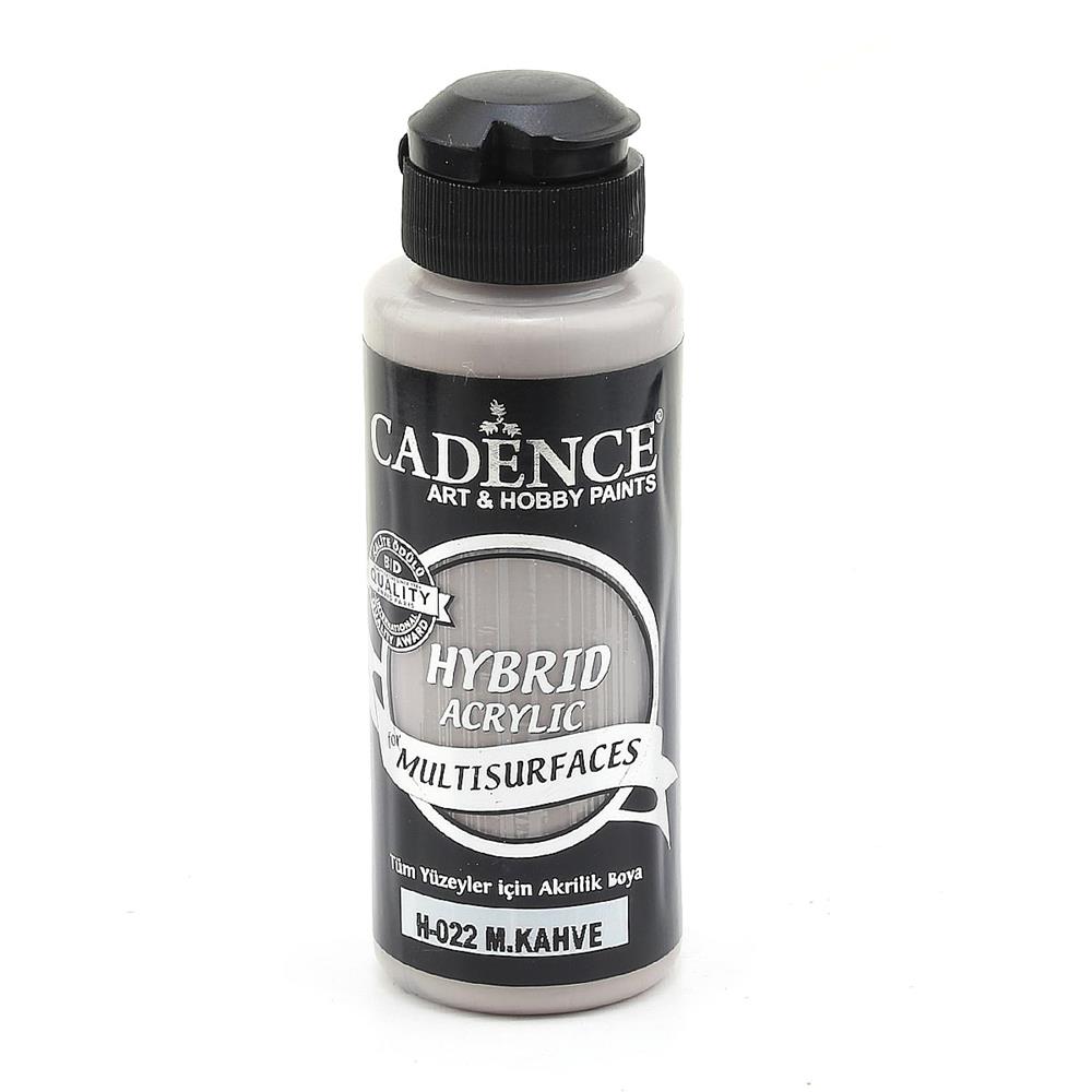 Cadence Multisurface Hibrit Akrilik Boya 120 ml Maden Kahve H022
