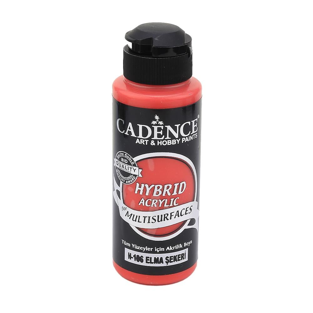 Cadence Multisurface Hibrit Akrilik Boya 120 ml Elma Şekeri H106