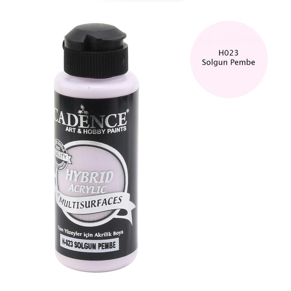 Cadence Multisurface Hibrit Akrilik Boya 120 ml Solgun Pembe H023