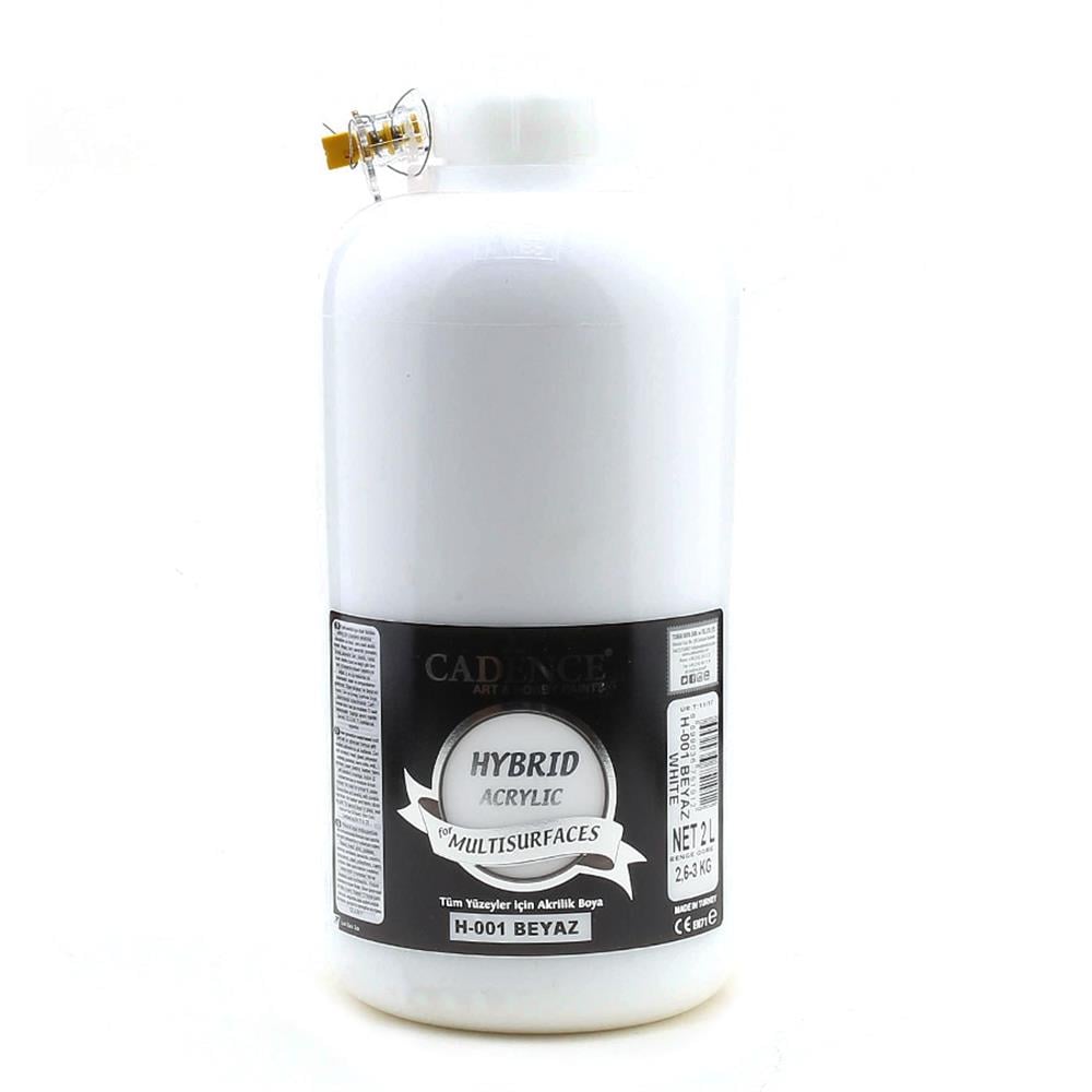 Cadence Multisurface Hibrit Akrilik Boya 2 Litre (3 KG) - Beyaz H001
