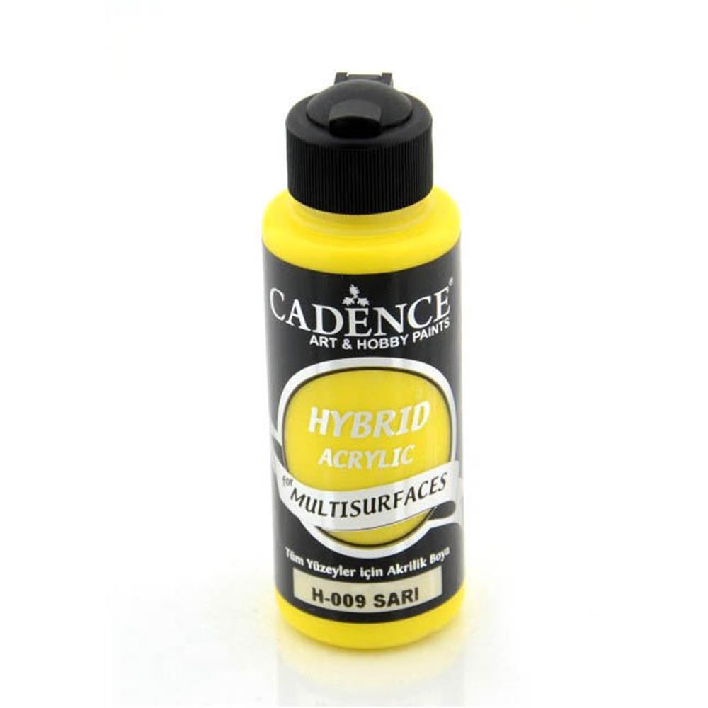 Cadence Multisurface Hibrit Akrilik Boya 120 ml - Sarı H009