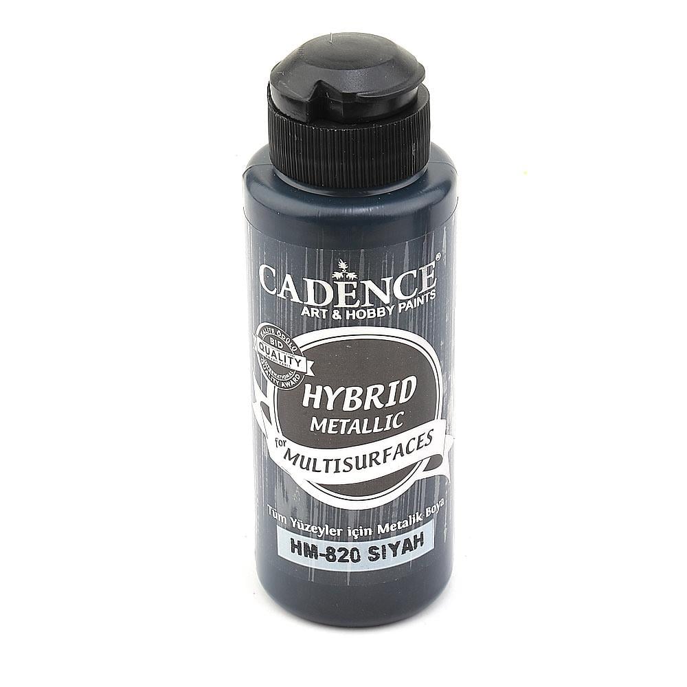 Cadence Multisurface Hibrit Metalik Boya 120 ml - Siyah HM820