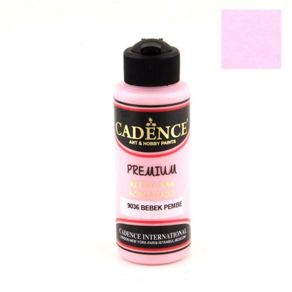Cadence Premium Akrilik Boya 120 ml - Bebek Pembe 9036
