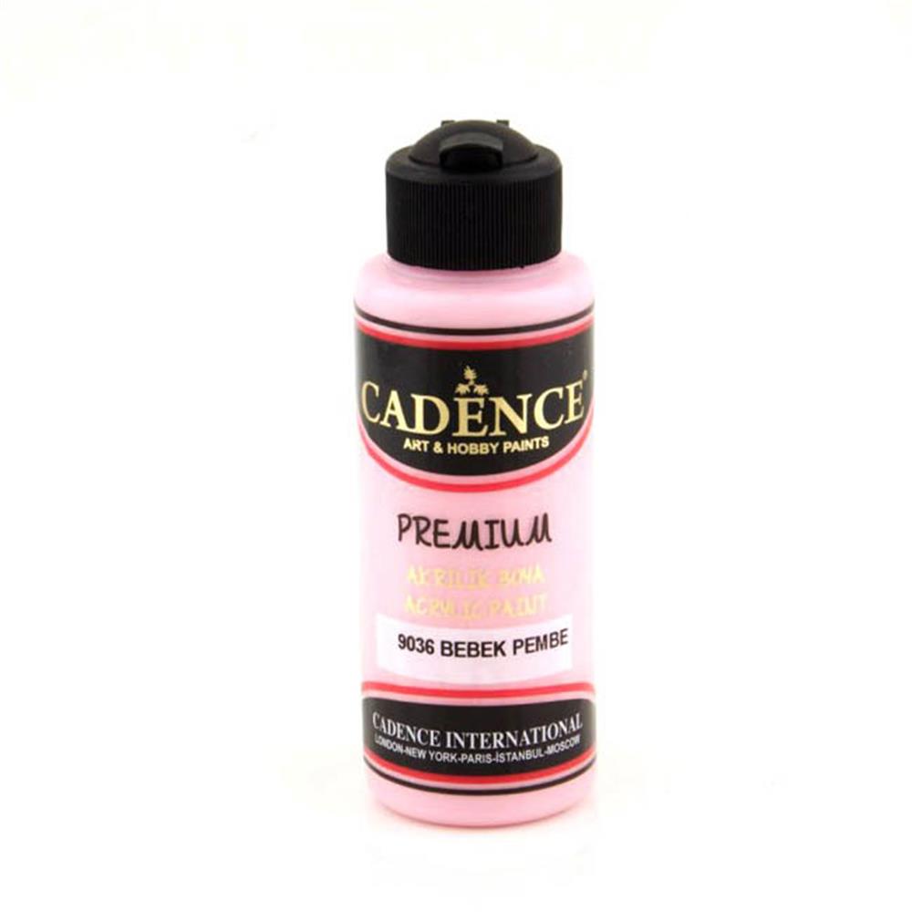 Cadence Premium Akrilik Boya 120 ml - Bebek Pembe 9036