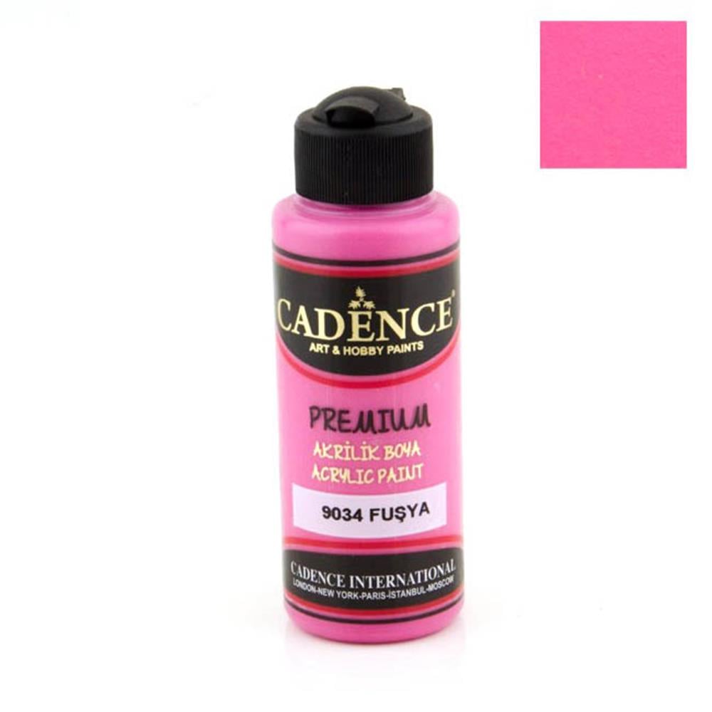 Cadence Premium Akrilik Boya 120 ml - Fuşya 9034