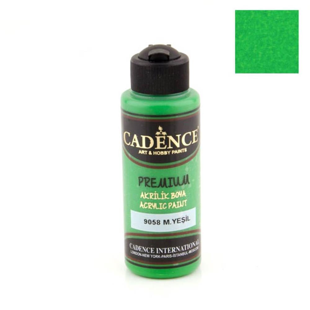Cadence Premium Akrilik Boya 120 ml - M. Yeşil 9058