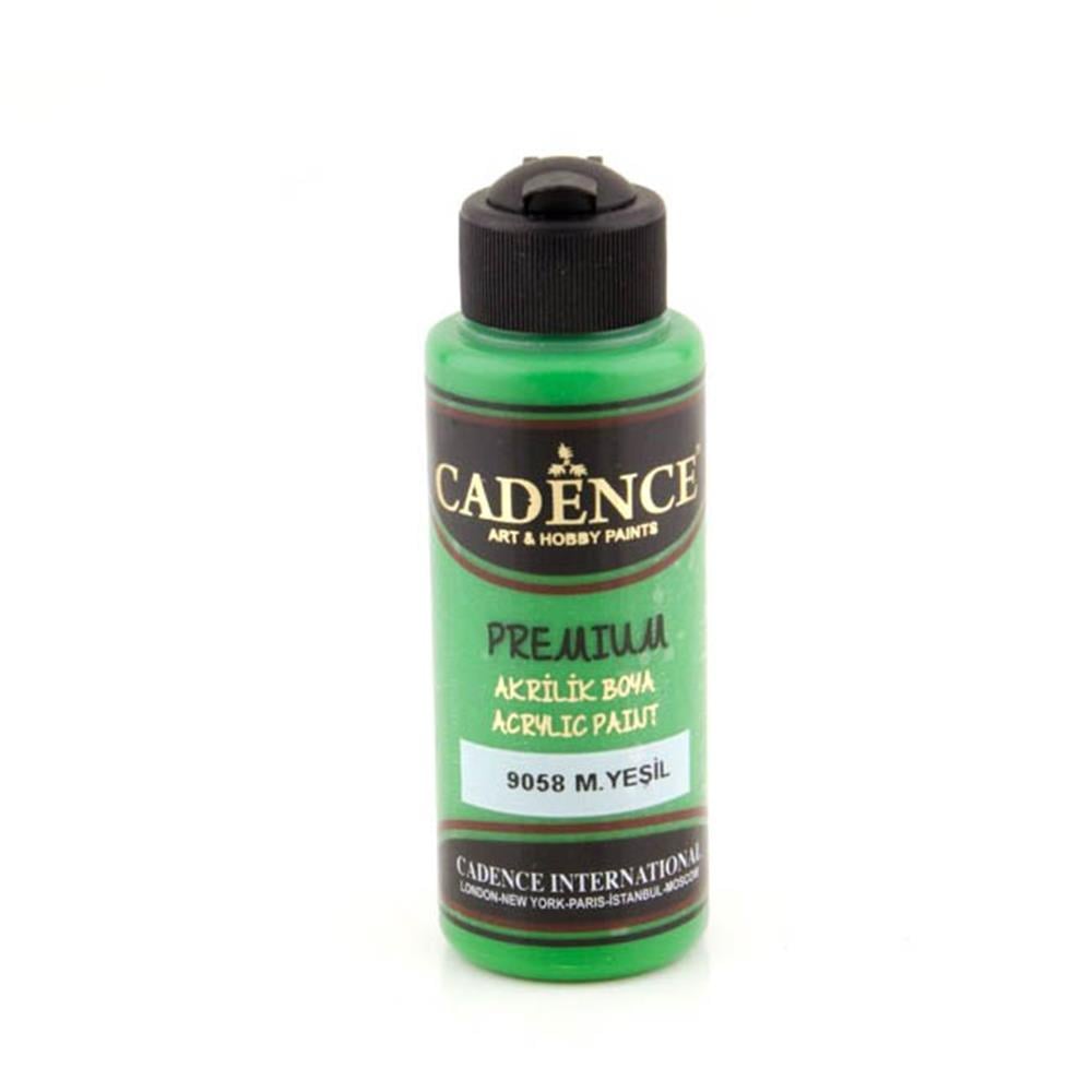 Cadence Premium Akrilik Boya 120 ml - M. Yeşil 9058