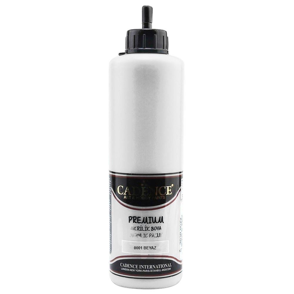 Cadence Premium Akrilik Boya 500 ML Beyaz 0001