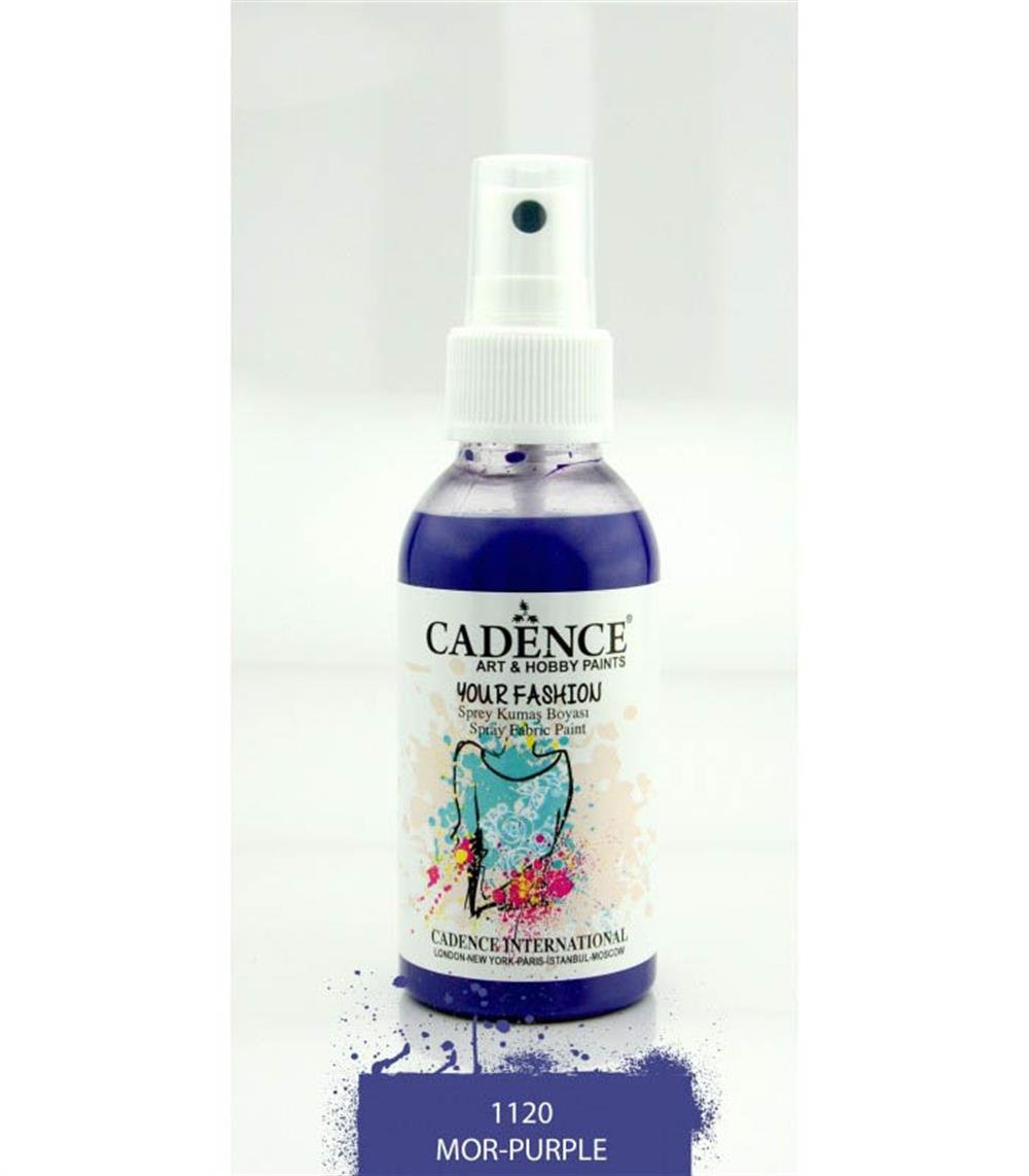 Cadence Sprey Kumaş Boyası - Mor 1120