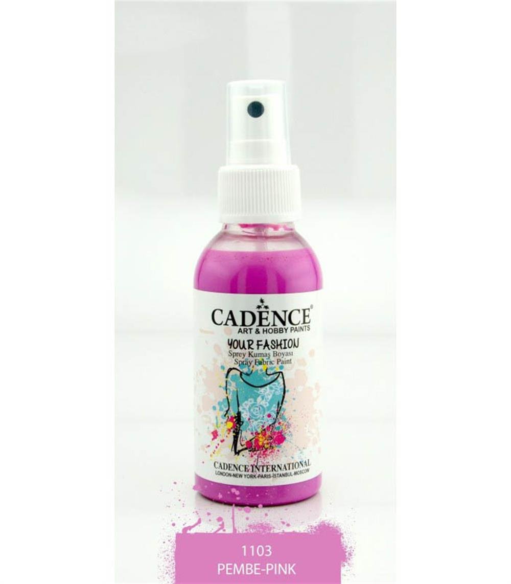 Cadence Sprey Kumaş Boyası - Pembe 1103