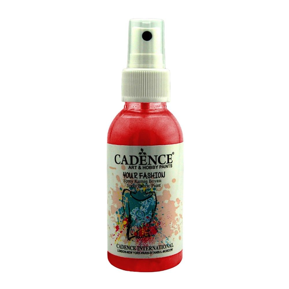 Cadence Sprey Kumaş Boyası - Scarlet Kırmızı 1107
