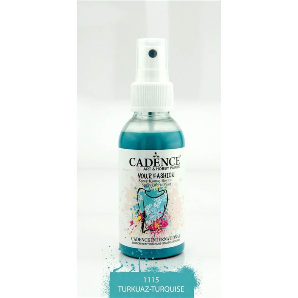 Cadence Sprey Kumaş Boyası - Turkuaz 1115