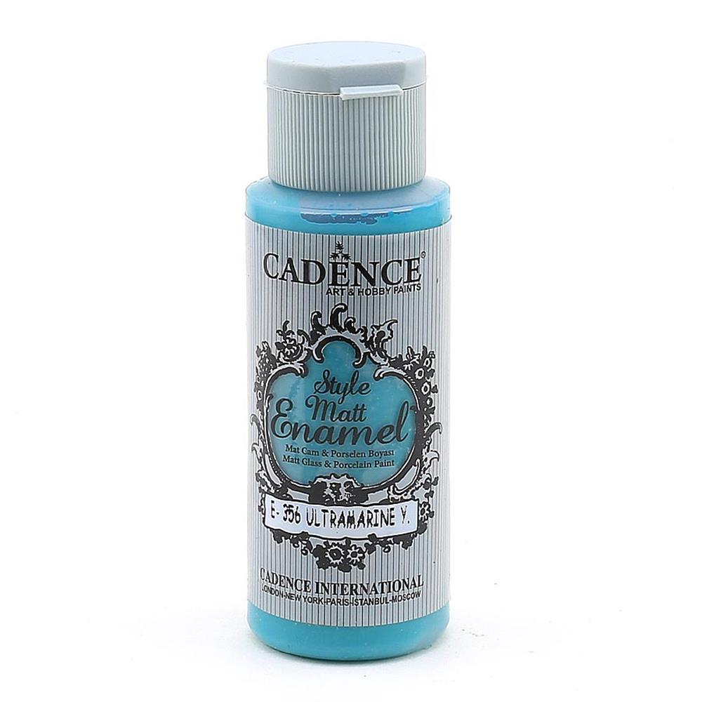 Cadence Style Matt Enamel Cam ve Porselen Boyası - E 356 Ultramarine Yeşil