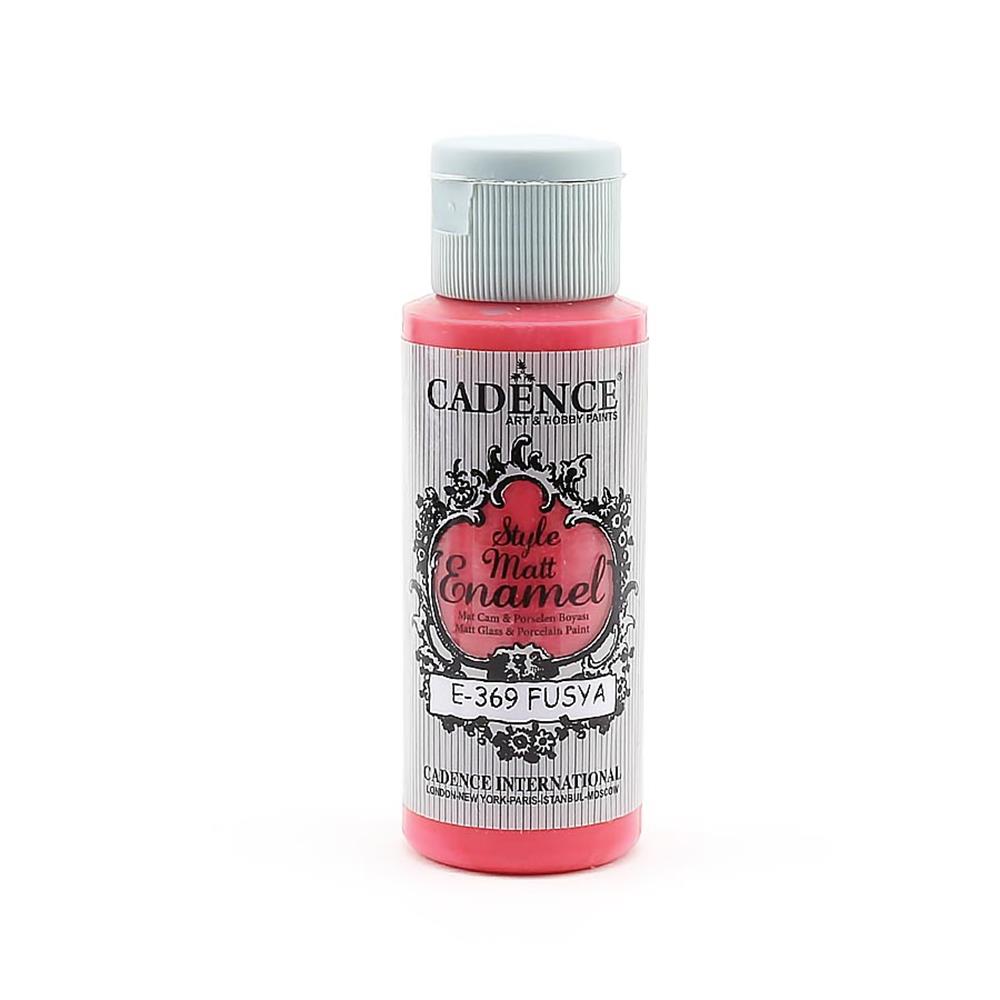 Cadence Style Matt Enamel Cam ve Porselen Boyası - E 369 Fuşya