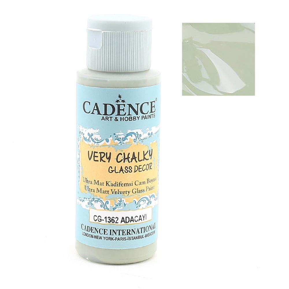 Cadence Very Chalky Glass Decor Cam Boyası - CG 1362 Adaçayı