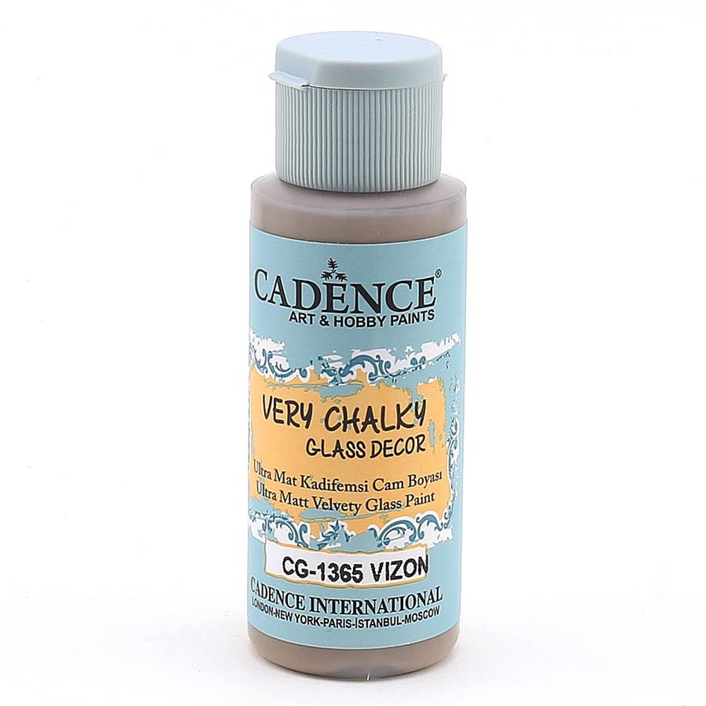 Cadence Very Chalky Glass Decor Cam Boyası - CG 1365 Vizon 