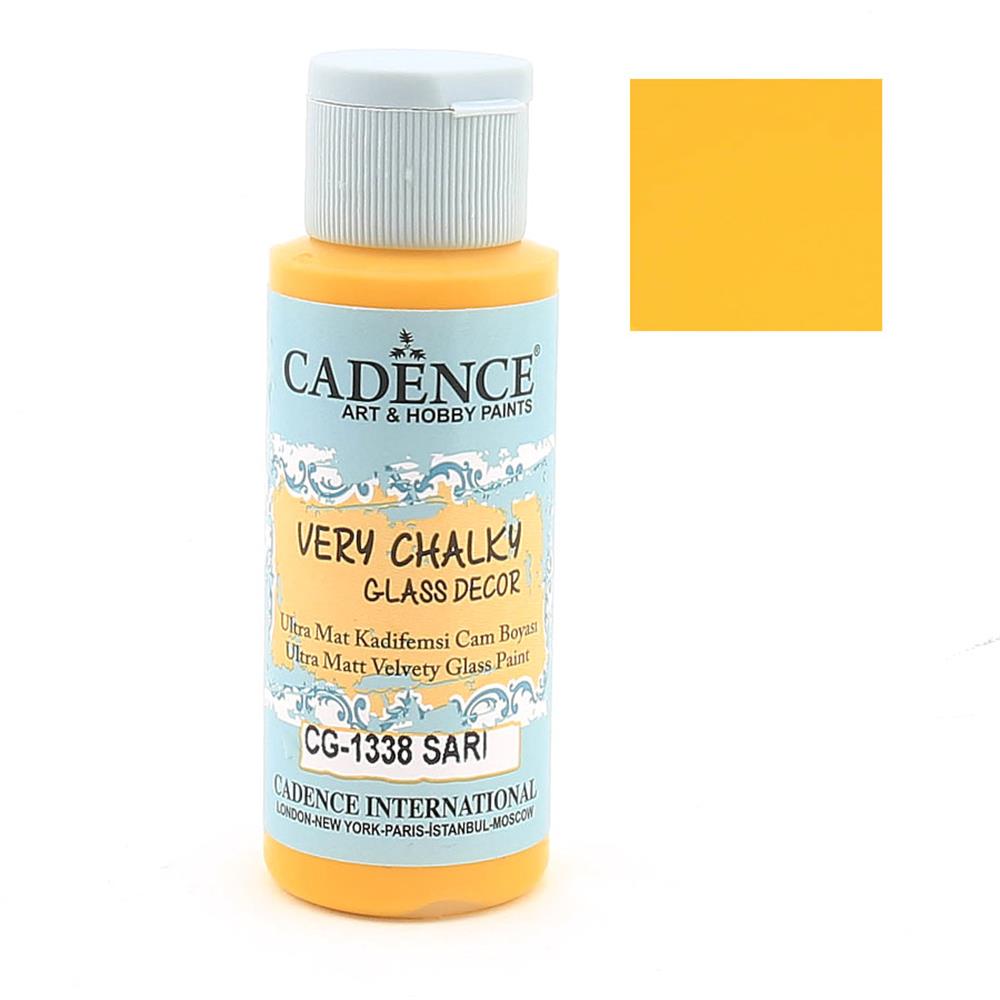 Cadence Very Chalky Glass Decor Cam Boyası - CG 1338 Sarı