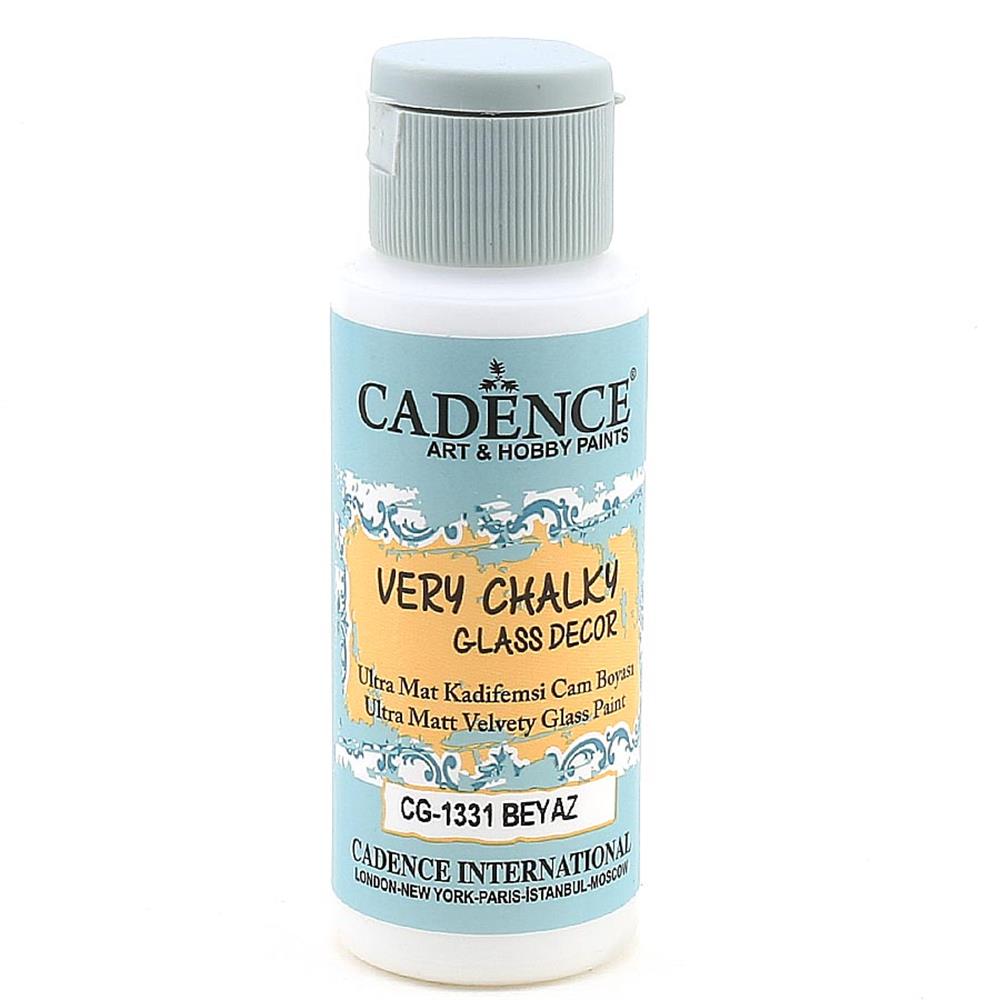 Cadence Very Chalky Glass Decor Cam Boyası - CG 1331 Beyaz
