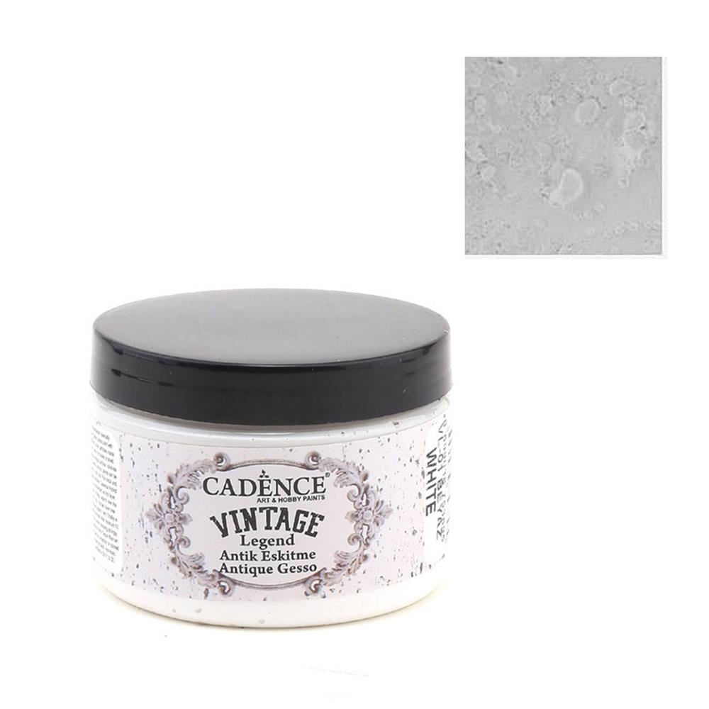 Cadence Vintage Legend Antik Eskitme Boyası - VL 01 Beyaz
