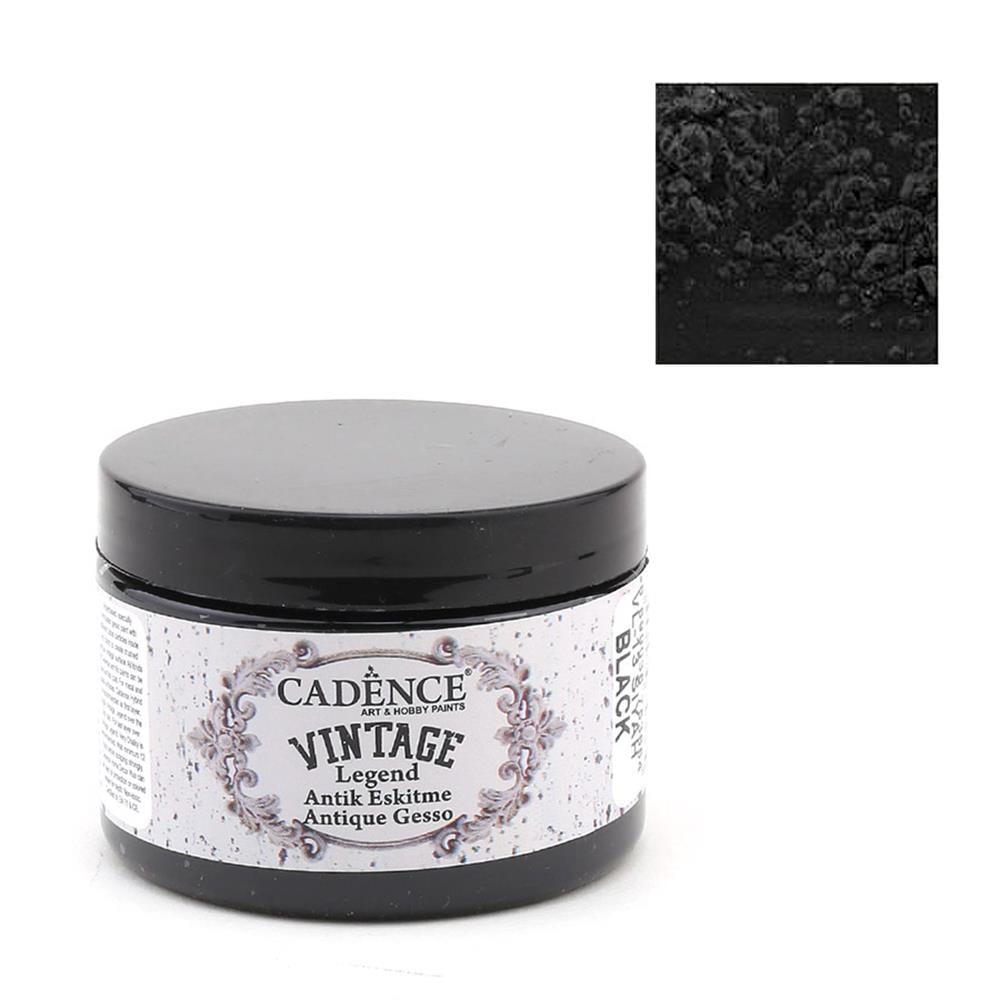 Cadence Vintage Legend Antik Eskitme Boyası - VL 13 Siyah