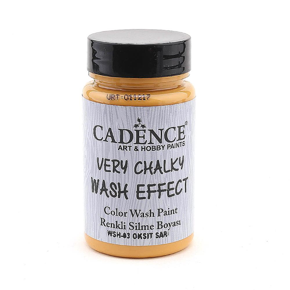 Cadence Wash Effect Renkli Silme Boyası 90ml  - WSH-03 Oksit Sarı