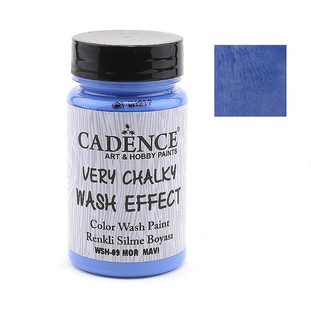 Cadence Wash Effect Renkli Silme Boyası 90ml  - WSH-09 Mor Mavi